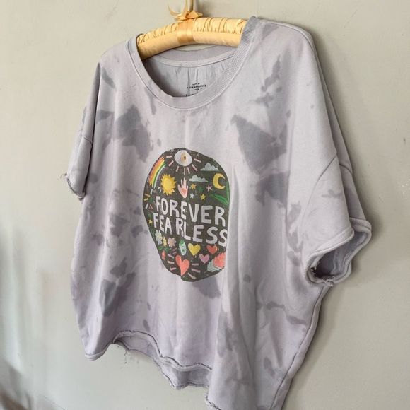 Anthropologie | Luke John Matthew Arnold Forever Fearless Graphic sweatshirt - Picture 4 of 8